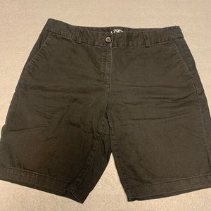 Loft Bermuda shorts womens 8 original black casual ladies
